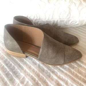 Catherine Zwan d'Orsay Flat, gray, size 8.5